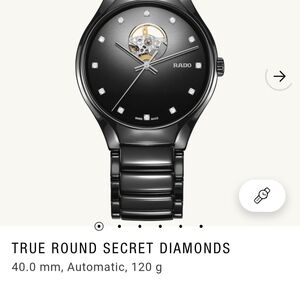 Rado Black Diamond Watch